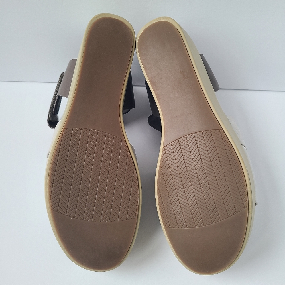Naked Feet Size 10 Koda Strappy Leather Platform Wedge Sandals Ankle Strape Str… - Picture 15 of 15